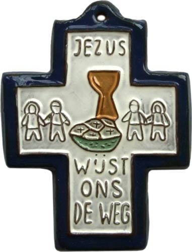 Kruisje Jezus Wijst Ons De Weg gekleurd Samuel Advies