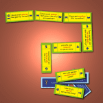 Sta op en ga Dominospel