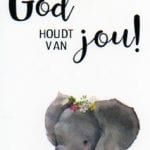 Boekenlegger  'God houdt van jou!'
