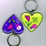 Sleutelhanger hart: Ik ben bij je