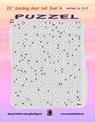 22e Zondag door het jaar A - Puzzel