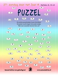 27e Zondag door het jaar A - Puzzel