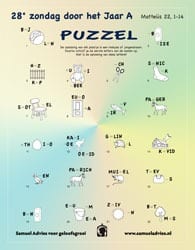 28e Zondag door het jaar A - Puzzel