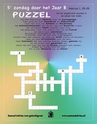 5e Zondag door het jaar B - Puzzel