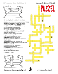 13e Zondag door het jaar B - Puzzel