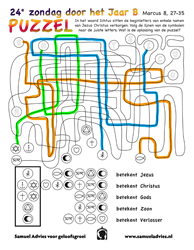 24e Zondag door het jaar B - Puzzel