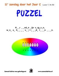 11e Zondag door het jaar - Puzzel