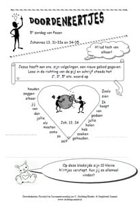 5e Zondag van Pasen jaar C - Doordenkertje