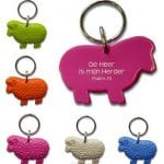 Sleutelhanger schaap: De Heer is mijn herder