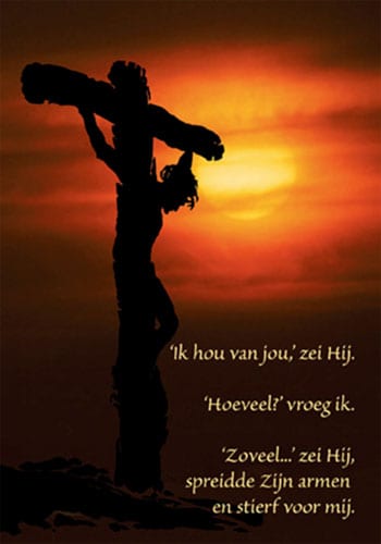 Ansichtkaart Met Kruis 'Ik Hou Van Jou' - Samuel Advies