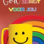 minikaartje God zorgt voor jou (beker)