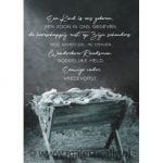 Kerstkaart  - 'Een kind ons geboren'