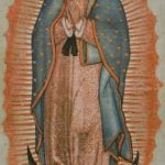 minikaartje 'Maria van Guadalupe'