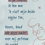 minikaart 'Ik ga slapen, ik ben moe'