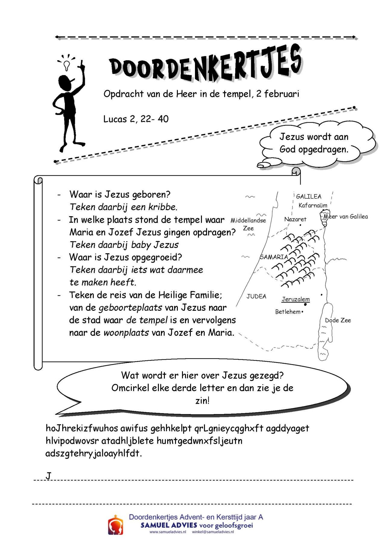 Opdracht van de Heer - Doordenkertje